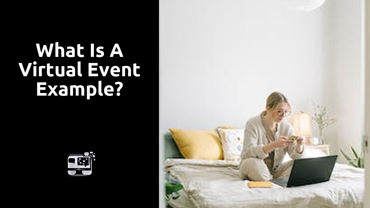 What is a virtual event example?